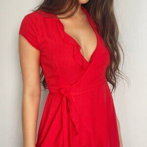 Aritzia Sunday Best Wrap Dress